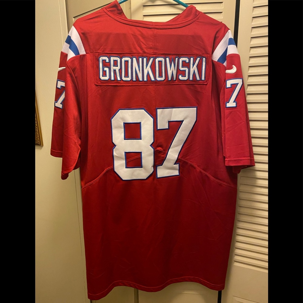Gronkowski Patriots Throwback